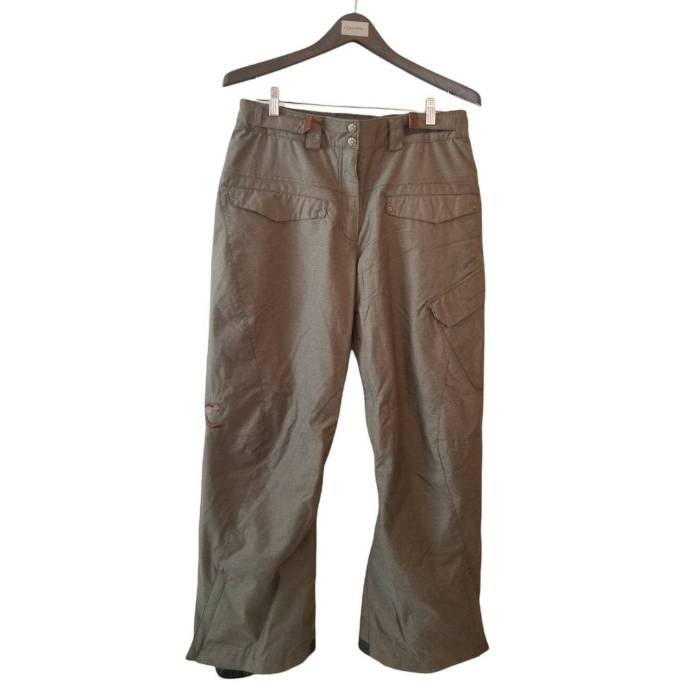 Columbia Convert Ski Snowboard Snow Women's Pants Light Green Size M 32x30